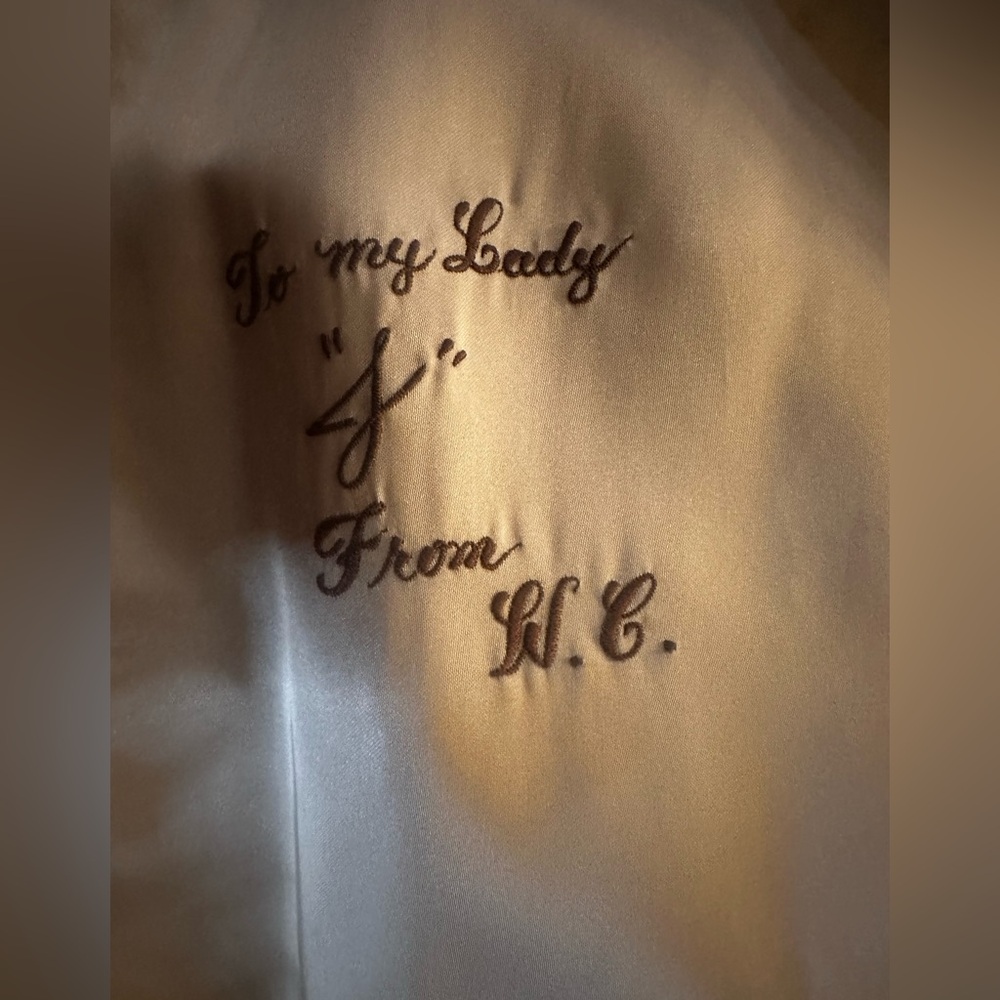 Rare Bloomingdale’s Mink & Fox Fur Full-Length Coat Luxury Ivory Opera Coat 46” - Picture 12 of 13